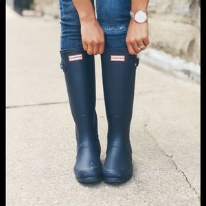Hunter Women’s Original Tall Wellington Boots NIB